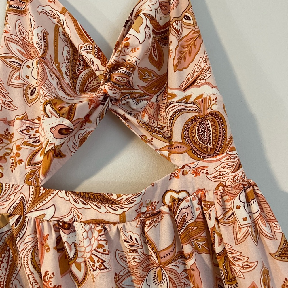 Paisley maxi dress